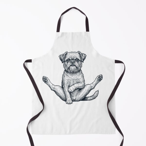 Item preview, Funny Brussels Griffon Yoga Pose Dog Mom Lover designed and sold by DoodleTortle.