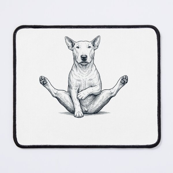 Item preview, Funny Bull Terrier Yoga Pose Dog Mom Lover designed and sold by DoodleTortle.