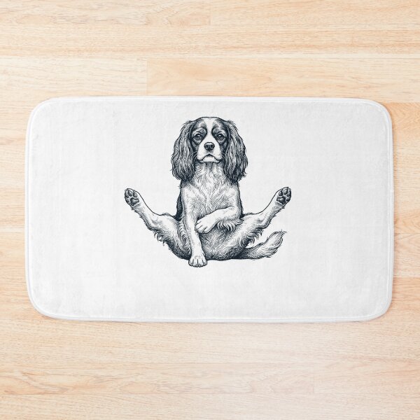 Item preview, Funny Cavalier King Charles Spaniel Yoga Pose Dog Mom Lover designed and sold by DoodleTortle.