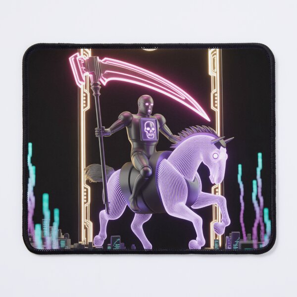 Item preview, Neon Death - Cyberpunk Tarot designed and sold by THEARTCURATİON .
