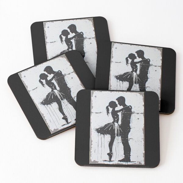 Item preview, Urban Ballerina Love Graffiti by Bansky designed and sold by Style2Vie.