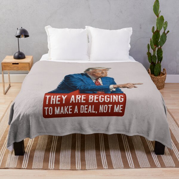 Item preview, "They Are Begging to Make a Deal, Not Me!" – Trump is pointing designed and sold by knappidesign.