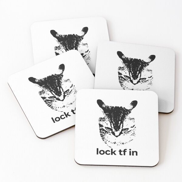 Item preview, Lock TF In Cat Funny Meme Aggressive Cat Humor Design designed and sold by kiralynstration.