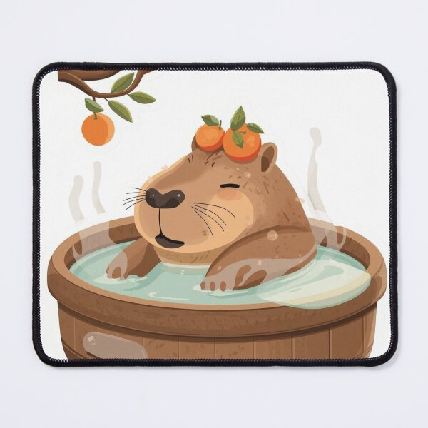 Item preview, Relaxing Capybara designed and sold by Happy4uuuu.