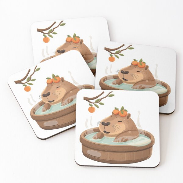 Item preview, Relaxing Capybara designed and sold by Happy4uuuu.