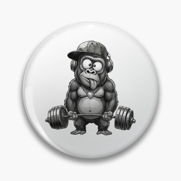 Item preview,  Funny Gorilla Gym Bodybuilder - Beast Mode Lifting Gym Humor designed and sold by M.Store.