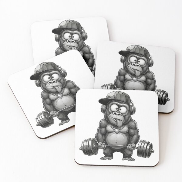 Item preview,  Funny Gorilla Gym Bodybuilder - Beast Mode Lifting Gym Humor designed and sold by M.Store.