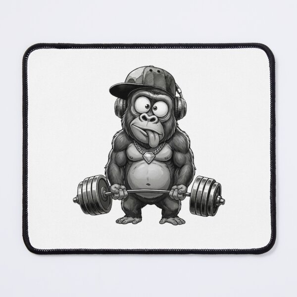 Item preview, Funny Gorilla Gym Bodybuilder - Beast Mode Lifting Gym Humor designed and sold by M.Store.