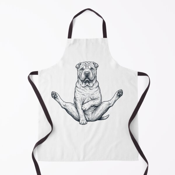 Item preview, Funny Chinese Shar Pei Yoga Pose Dog Mom Lover designed and sold by DoodleTortle.