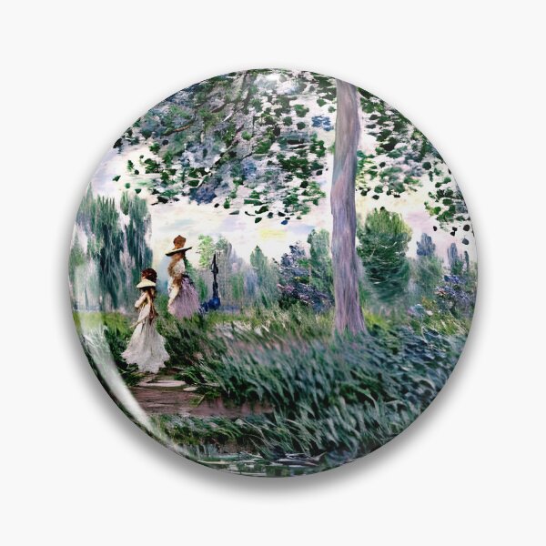 Item preview, Fishing on the River Epte: Quiet Anglers Along a Sunlit Waterway  designed and sold by artdesignsnow.