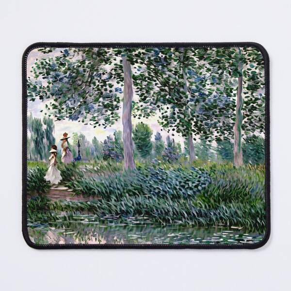 Item preview, Fishing on the River Epte: Quiet Anglers Along a Sunlit Waterway designed and sold by artdesignsnow.