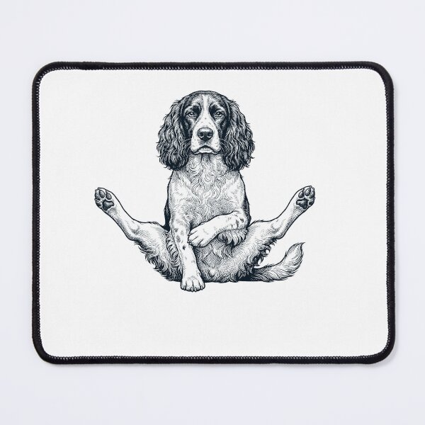 Item preview, Funny English Springer Spaniel Yoga Pose Dog Mom Lover designed and sold by DoodleTortle.