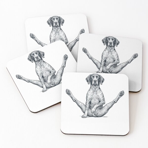 Item preview, Funny German Shorthaired Pointer Yoga Pose Dog Mom Lover designed and sold by DoodleTortle.