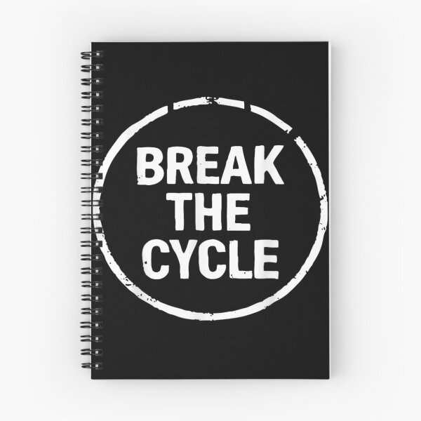 Item preview, Minimalist Break The Cycle Text Art For Mental Health And Personal Growth designed and sold by Chaya Reid.