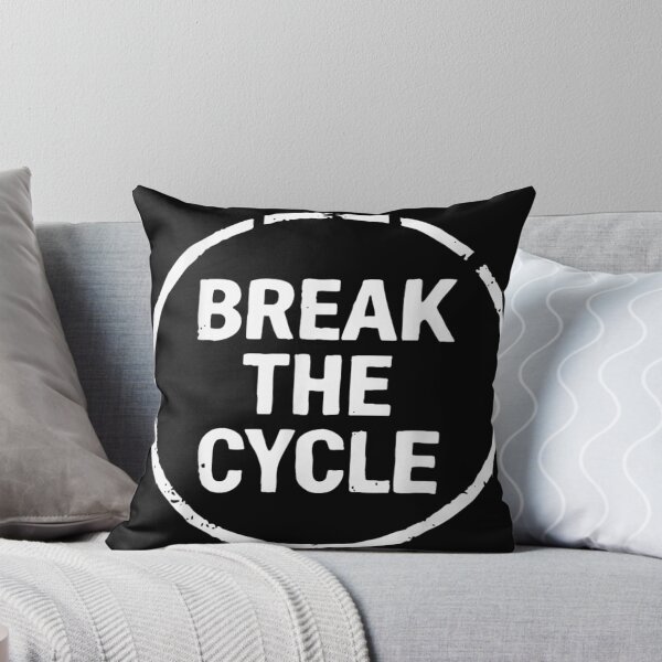 Item preview, Minimalist Break The Cycle Text Art For Mental Health And Personal Growth designed and sold by Chaya Reid.