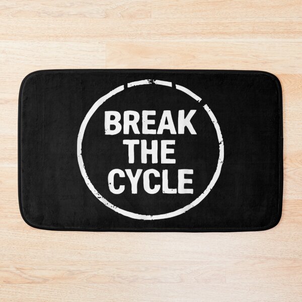 Item preview, Minimalist Break The Cycle Text Art For Mental Health And Personal Growth designed and sold by Chaya Reid.