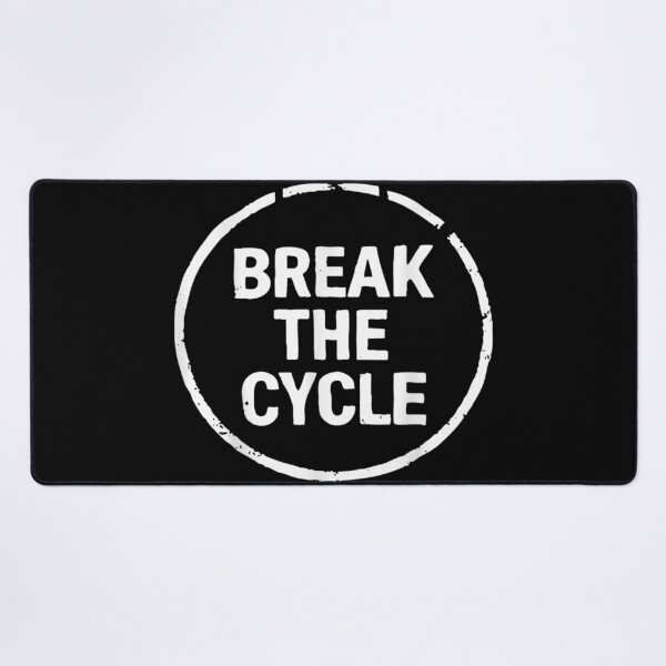 Item preview, Minimalist Break The Cycle Text Art For Mental Health And Personal Growth designed and sold by Chaya Reid.