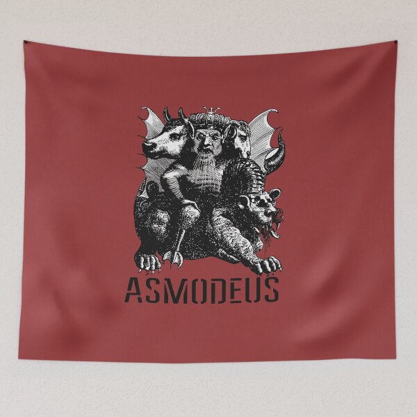 Item preview, The Devil Personified Illustration Asmodeus Dictionnaire Infernal designed and sold by taiche.