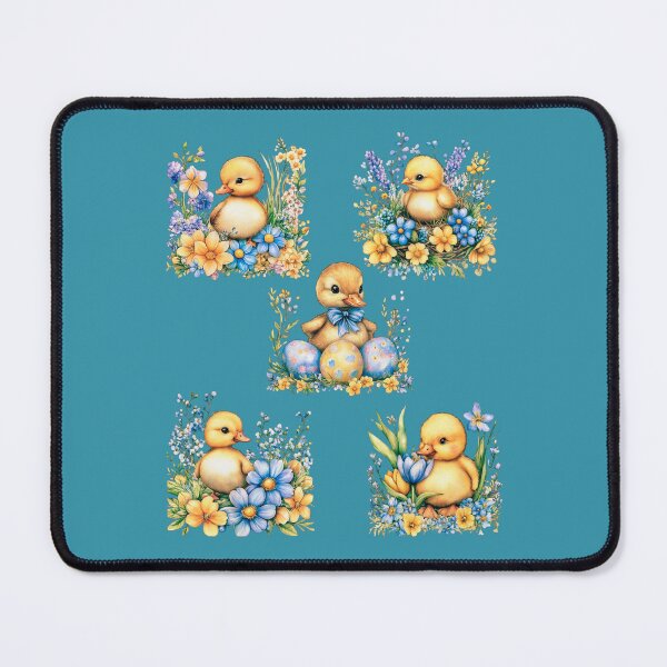 Item preview, Happy easter and ducks with flowers designed and sold by Palmtree94.