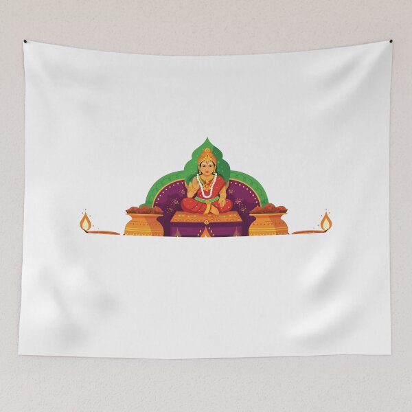 Item preview, Goddess Lakshmi Mata Auspicious Divine designed and sold by KrisGraphic45.