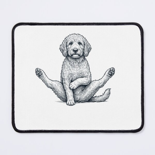 Item preview, Funny Goldendoodle Yoga Pose Dog Mom Lover designed and sold by DoodleTortle.