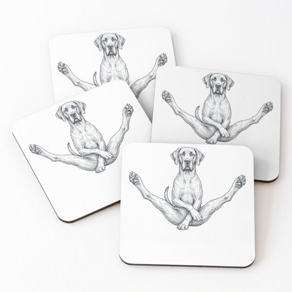 Item preview, Funny Great Dane Yoga Pose Dog Mom Lover designed and sold by DoodleTortle.