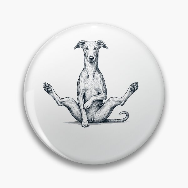Artikelvorschau, Lustige Greyhound-Yoga-Pose – Hundemama-Liebhaberin entworfen und verkauft von DoodleTortle.