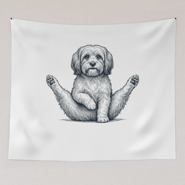 Item preview, Funny Havanese Yoga Pose Dog Mom Lover designed and sold by DoodleTortle.
