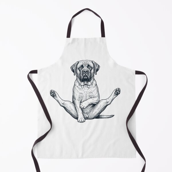 Artikelvorschau, Lustige Mastiff-Yoga-Pose – Hundemama-Liebhaberin entworfen und verkauft von DoodleTortle.