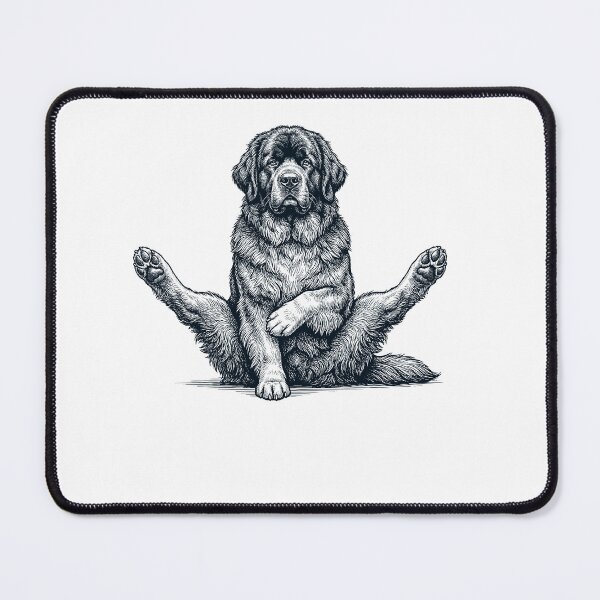 Item preview, Funny Newfoundland Yoga Pose Dog Mom Lover designed and sold by DoodleTortle.