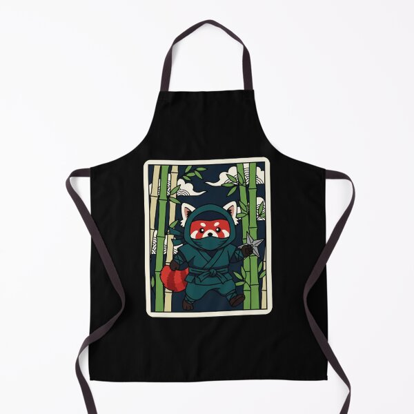 Item preview, Ninja Red Panda Bamboo Cute Stealth Warrior Kawaii designed and sold by JordynLadukeg65.