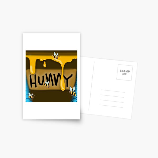 Hunny Pot © GraphicLoveShop Postcard for Sale by graphicloveshop