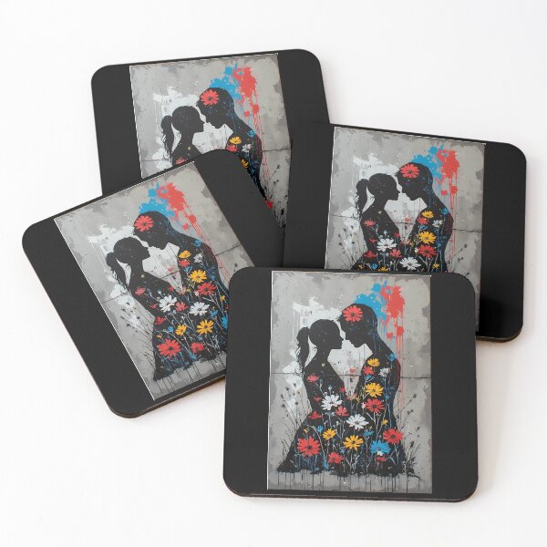 Item preview, Bloom Between Us ,Love Graffiti by Bansky designed and sold by Style2Vie.