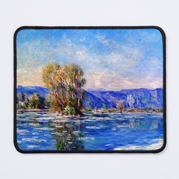 Item preview, Floating Ice near Bennecourt: Fragmented Winter Floes Drifting designed and sold by artdesignsnow.