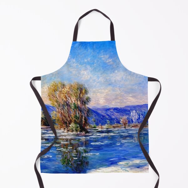 Item preview, Floating Ice near Bennecourt: Fragmented Winter Floes Drifting designed and sold by artdesignsnow.