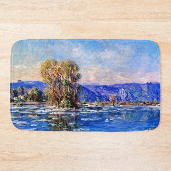 Item preview, Floating Ice near Bennecourt: Fragmented Winter Floes Drifting designed and sold by artdesignsnow.