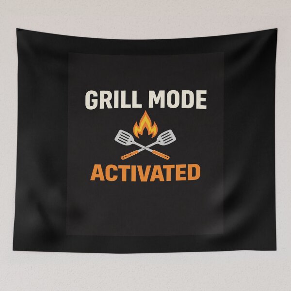 Item preview, Grill Mode Activated Shirt Funny BBQ Grilling Dad Gift Barbecue T-Shirt designed and sold by MoosElkPL.