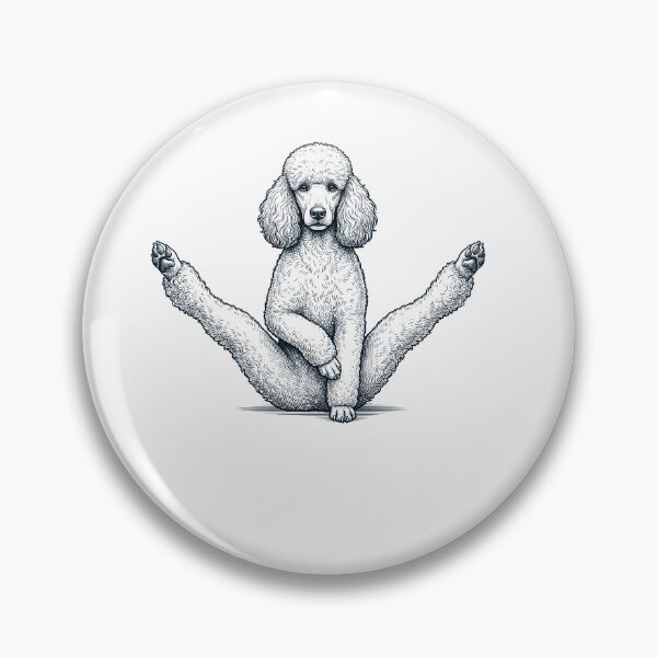 Item preview, Funny Poodle Yoga Pose Dog Mom Lover designed and sold by DoodleTortle.