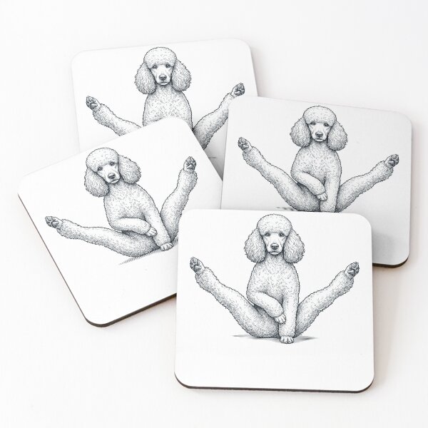 Item preview, Funny Poodle Yoga Pose Dog Mom Lover designed and sold by DoodleTortle.