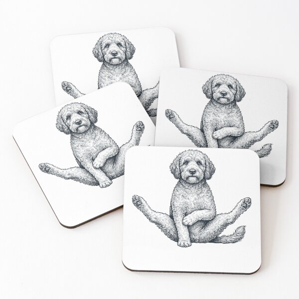 Item preview, Funny Portuguese Water Dog Yoga Pose Dog Mom Lover designed and sold by DoodleTortle.