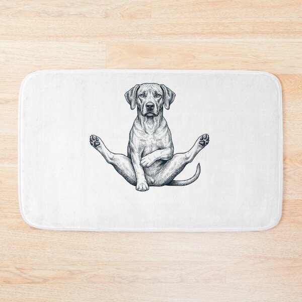 Item preview, Funny Rhodesian Ridgeback Yoga Pose Dog Mom Lover designed and sold by DoodleTortle.