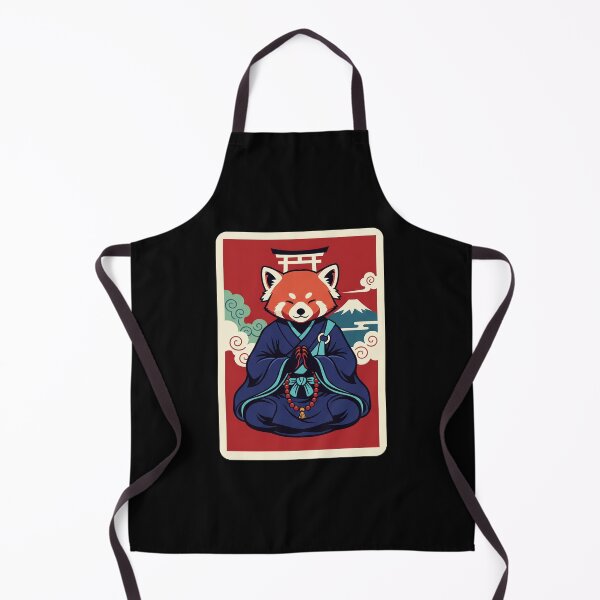 Item preview, Zen Red Panda Meditation Japanese Calm Spiritual designed and sold by JordynLadukeg65.