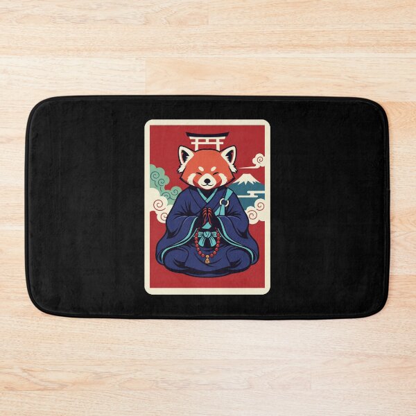 Item preview, Zen Red Panda Meditation Japanese Calm Spiritual  designed and sold by JordynLadukeg65.
