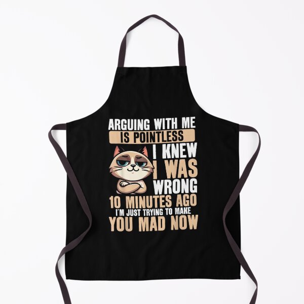 Item preview, Arguing With Me Is Pointless Cat Funny Graphic designed and sold by EugeneRBarnett.
