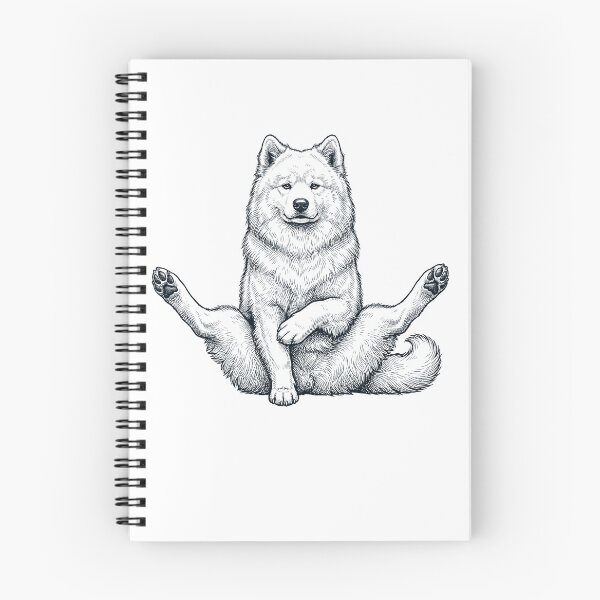 Item preview, Funny Samoyed Yoga Pose Dog Mom Lover designed and sold by DoodleTortle.
