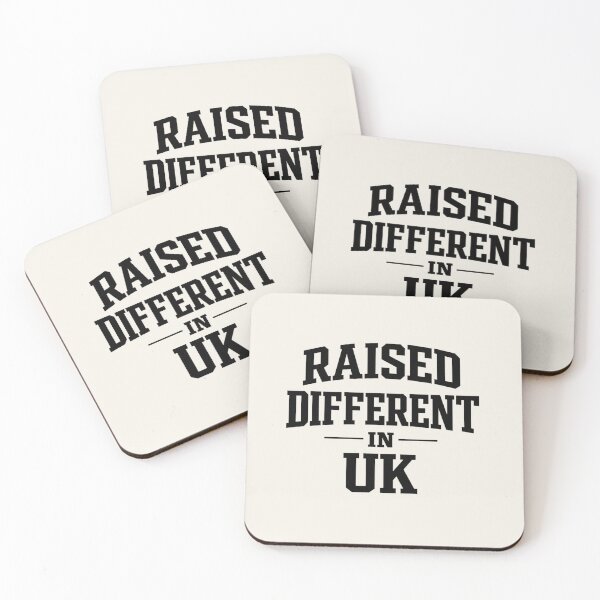 Item preview, Raised Different in UK Shirt – Premium British Heritage Typography designed and sold by POD DYNASTY | Original Print On Demand T-Shirt Graphics.