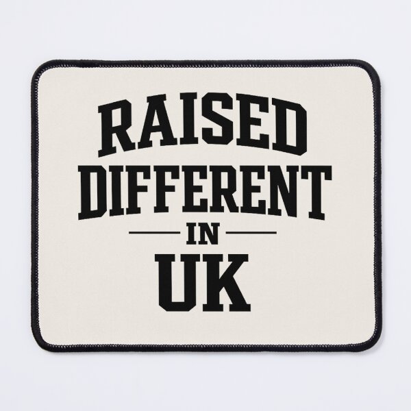 Item preview, Raised Different in UK Shirt – Premium British Heritage Typography designed and sold by POD DYNASTY.