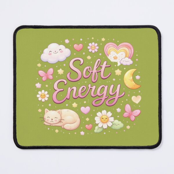 Item preview, Soft Energy Aesthetic Cute Pastel Design | Kawaii Calm Vibes Illustration designed and sold by Sanika arts .