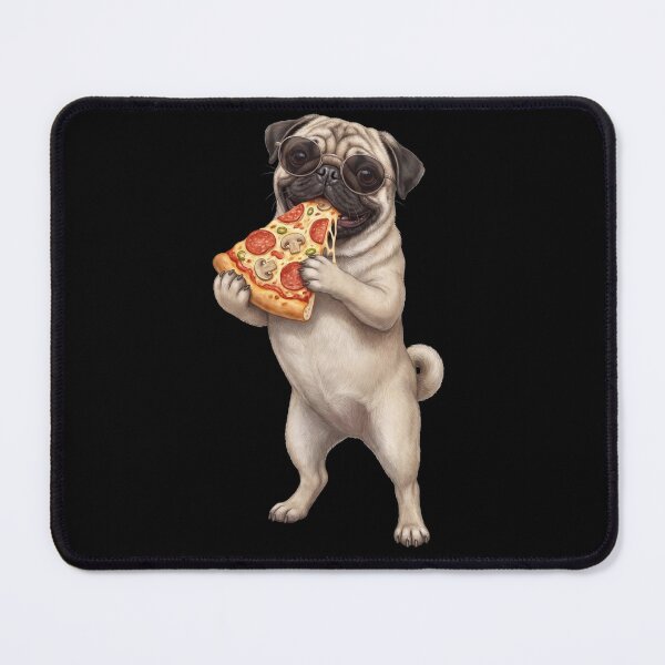 Item preview, Funny Pug Eating Pizza Dog Mom Dad Lover designed and sold by TerryConnells.