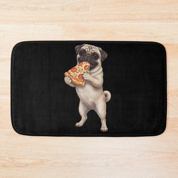 Item preview, Funny Pug Eating Pizza Dog Mom Dad Lover designed and sold by TerryConnells.